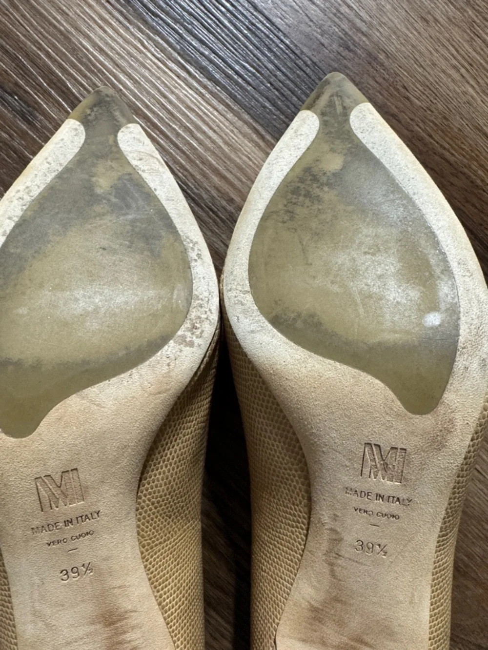 M.M.LaFleur Ginger Pumps - Embossed Lizard in Wheat EU 39.5/US 8.5/9 - Picture 11 of 12